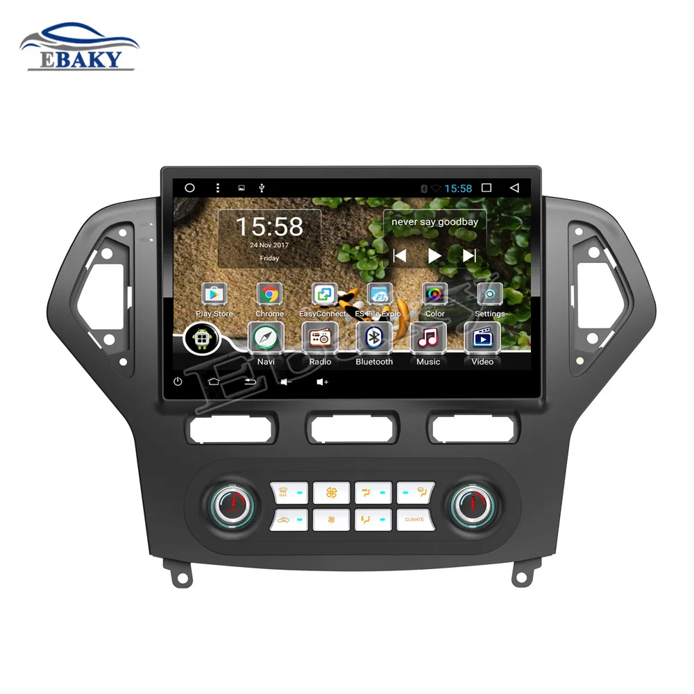 Excellent NaviTopia 10.1inch Octa Core Android 7.1 8.1 Car DVD GPS Navigation for Ford Mondeo CHIA-X 2007-2009 2010 2011 2012 2013 Radio 10