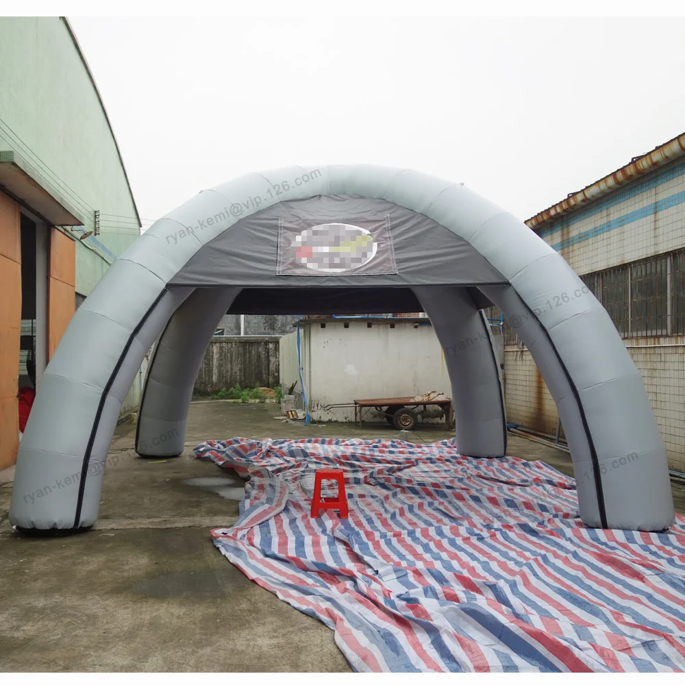 8m dia 4 legs PVC inflatable spider tent outdoor inflatable exhibition advertising cover promotion display marquee