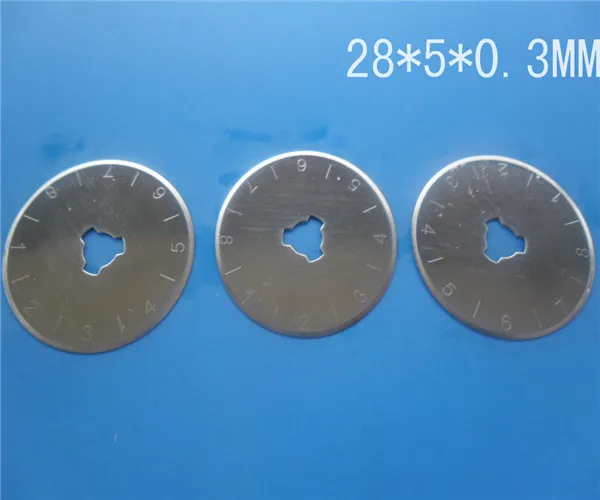 

Free shipping 10-28mm rotary cutter blade fit for olfa,high quality very sharp