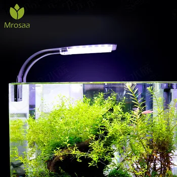 

3w/5W/10W/15W Clip-on LED Aquarium Fish Tank Lights Waterproof Grow Light Aquatic Freshwater Lamps Lighting With EU Plug