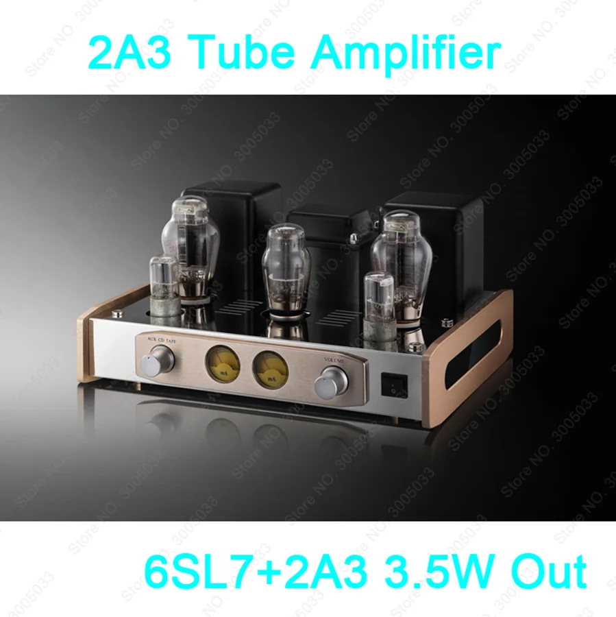 A30 2A3 ламповый усилитель 3,5 Вт 2A3 VT95 одиночный класс A ламповый усилитель, 6SL7+ 2A3+ 5U4G, огромные трансформаторы, два VU метра