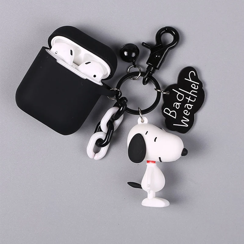 Cute Dog Silicone Case for Apple Airpods Bluetooth Wireless Earphone Accessories 1 2 Case Headset Headphone Protective Cover Bag