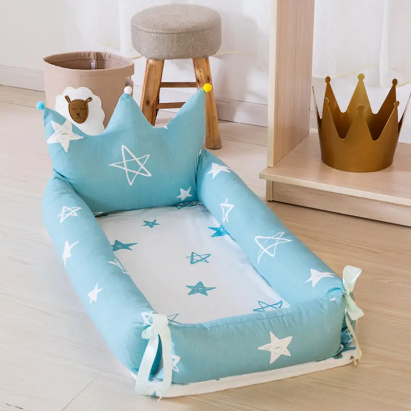 ALWAYSME 90X55 см детские кроватки и колыбели прикроватные кроватки Moses корзины переносные кроватки для малышей дорожные кровати