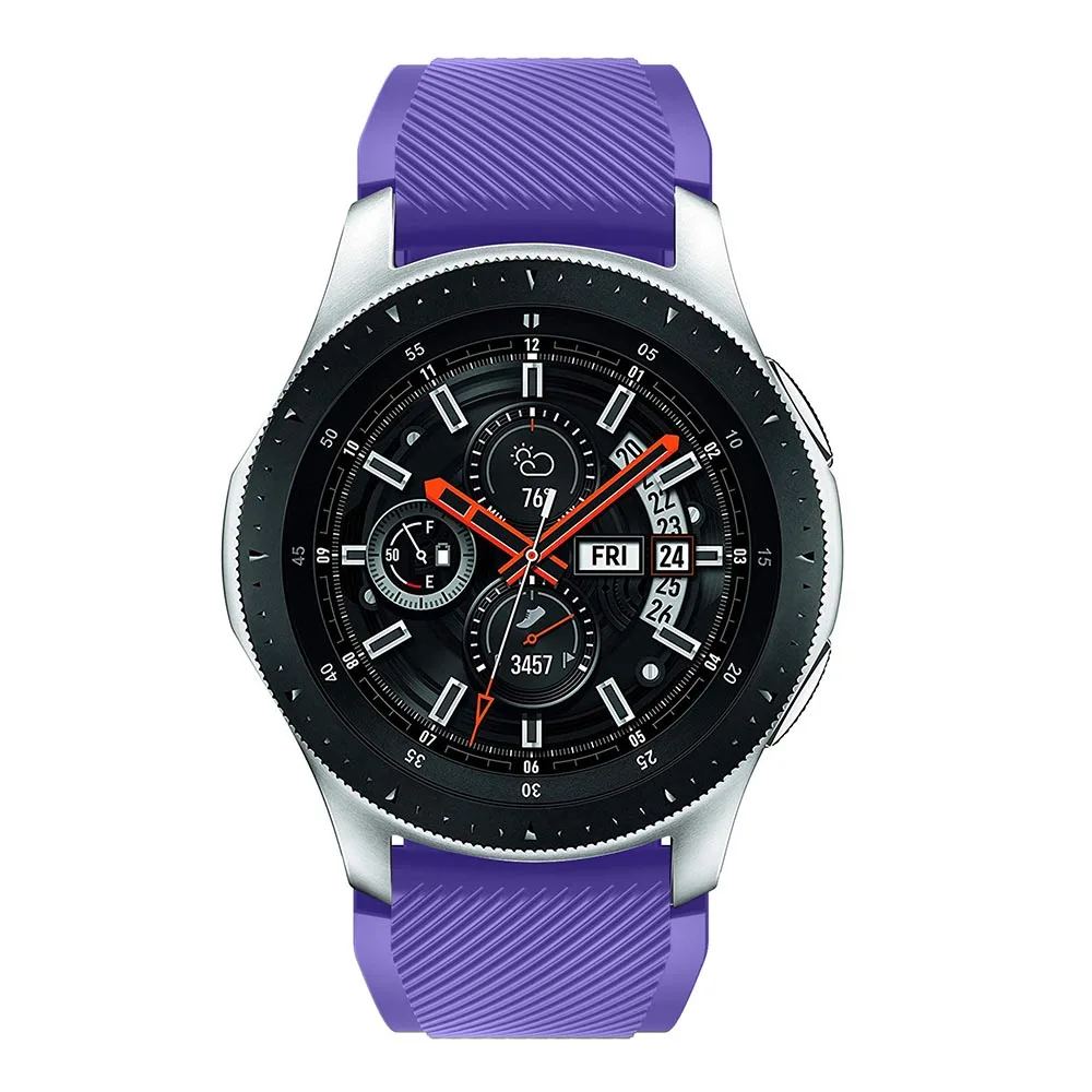 22 мм мягкий силиконовый резиновый спортивный браслет на запястье gear S3 ремешок Frontier классический сменный Браслет для samsung Galaxy Watch 46 мм