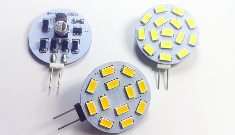 5730SMD светодиодный лампы светильник 15 светодиодный s 5630SMD 3 Вт G4 12V AC/DC 24V DC Светодиодный PCB точечный светильник