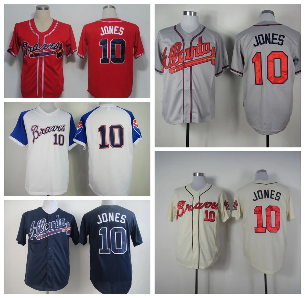 chipper jones jersey for sale