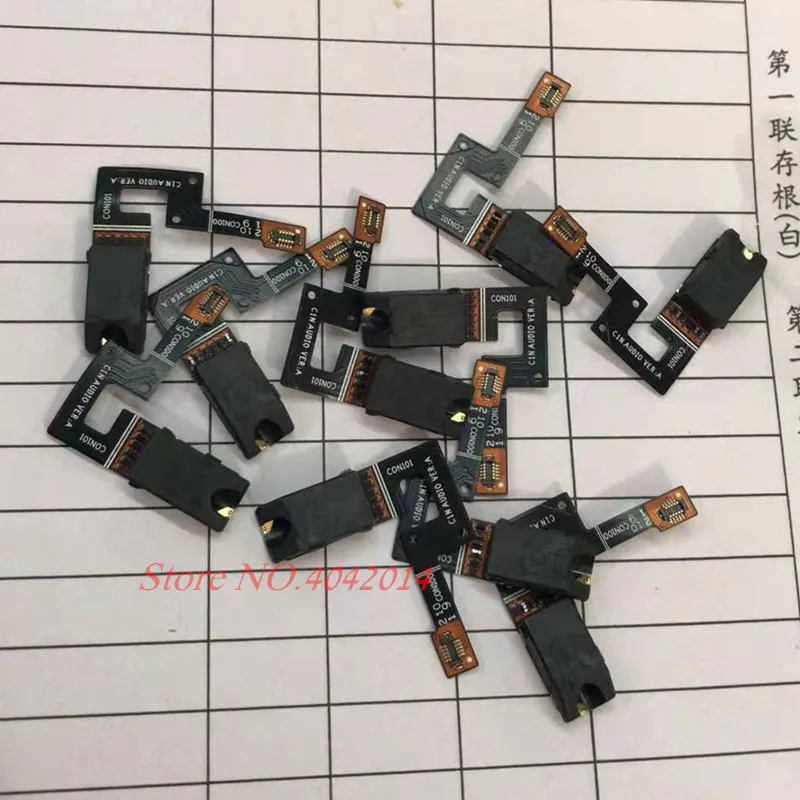 10pcs Lot Original Headphone Earphone Jack Audio Flex cable For Nokia 7 Audio connector Replacement Parts