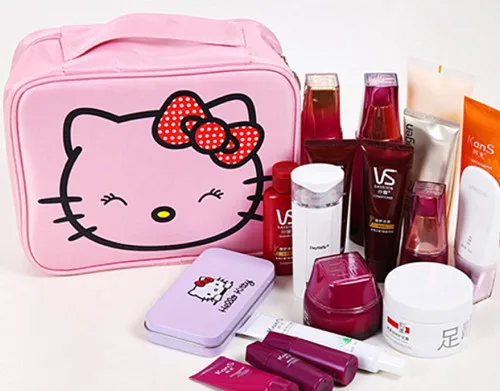 

New Hello kitty Waterproof Travel bag make up bag Case yey-0214-4