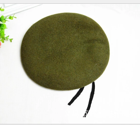 Men Women Unisex Breathable Pure Wool Beret Hats Caps Special Forces Soldiers Death Squads Military Training Camp Hat Hot 5