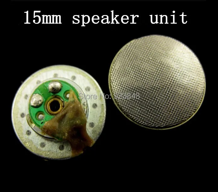2 шт. медные наушники вкладыши 15 мм|headphone unit|15mm speakerspeaker unit |