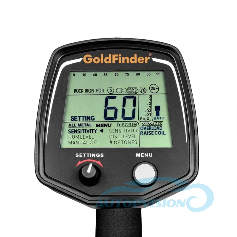 - Professional Gold Finder GF2 Underground Metal Detector with Gold High Sensitivity and LCD Display Nugget Gold detector