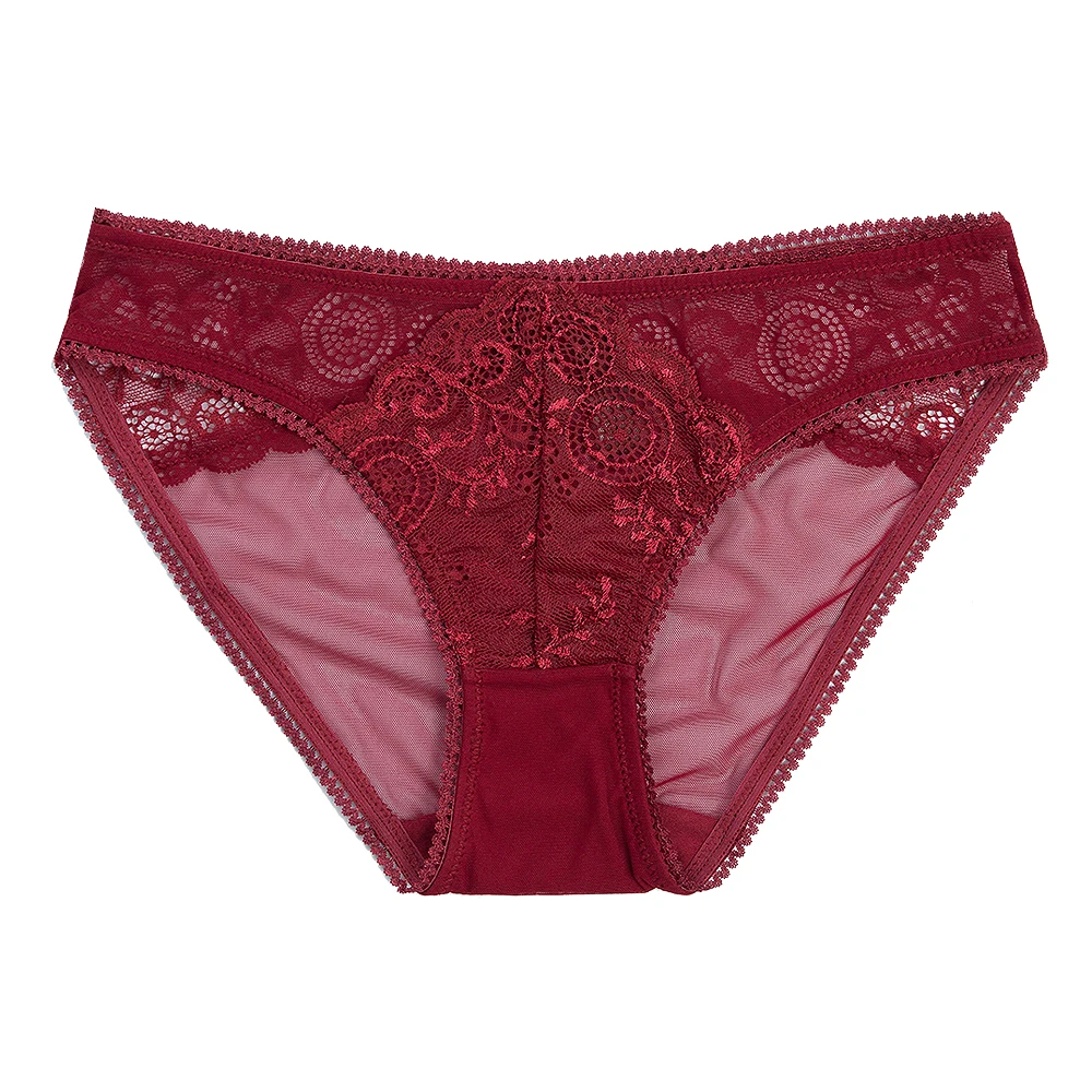Summer Womens Underwear Transparent Sexy Lace Panties -8009