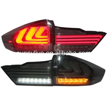 

For HONDA for City 2014-2015 year LED strip Rear Light Smoke Black YZ