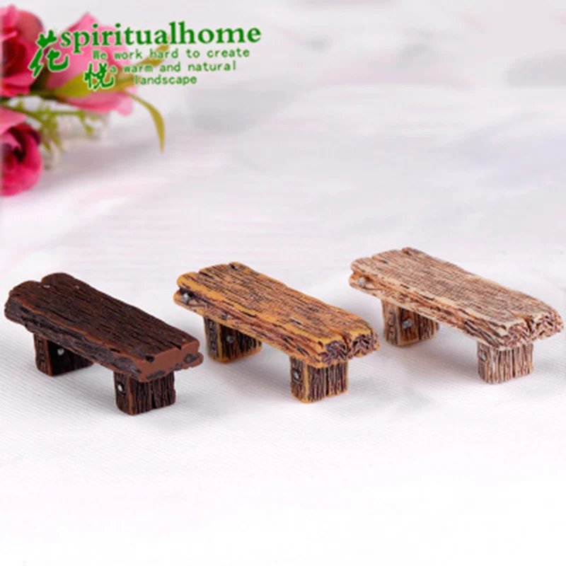 

ZOCDOU 1 Pieces Resin Bench Pew Park Garden Chair Seat Russia Belarus Ukraine Model Small Figurine Crafts Home DIY Ornament