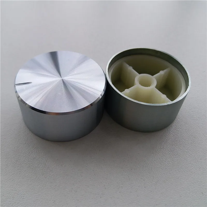 4pcs aluminum plastic knob potentiometer knob 34*17*6mm Chassis volume