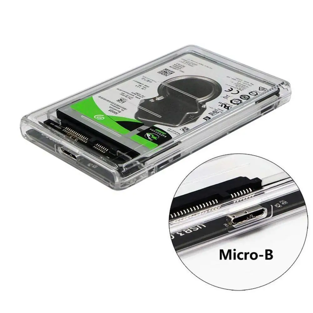 Чехол для жесткого диска 2 5 дюйма USB 3 1 UASP Type C на Sata 0 | Компьютеры и офис