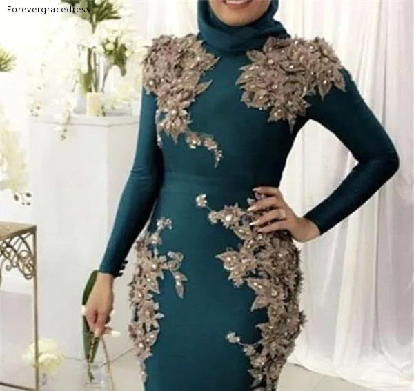 2019 Cheap Muslim Evening Dress Mermaid 