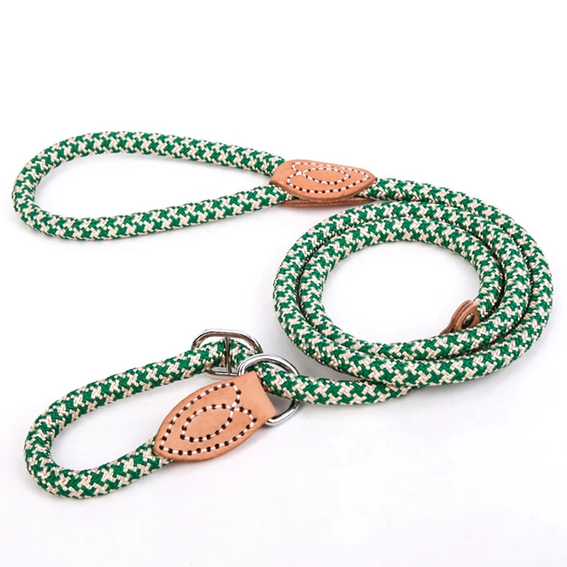 Pet Products Dog Collar Leash For Small Large Dogs Nylon Dog-Collar Leashes Harness Big Dogs Collars Leash Lead Rope Training PY0236 (9)