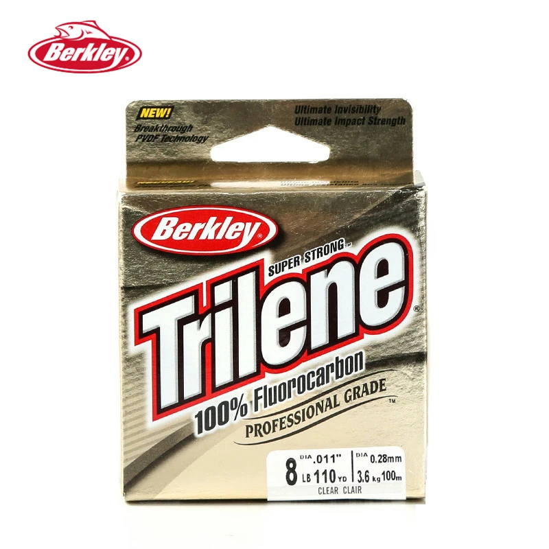 

Berkley Trilene 100% Fluorocarbon 100M Fishing Line Professional Grade Excellent Manageability Invisible Carp Fishing Pesca Tool