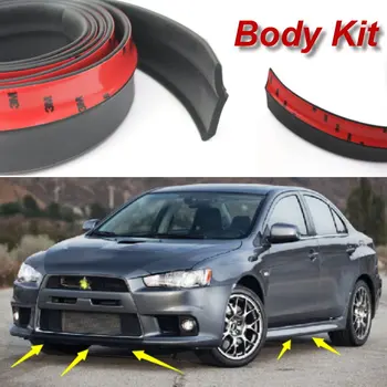

Bumper Spoilers Lip For Mitsubishi Lancer Evolution LanEvo Evo Car Tuning Body Chassis Side Protection / Anti-Collision Stickers