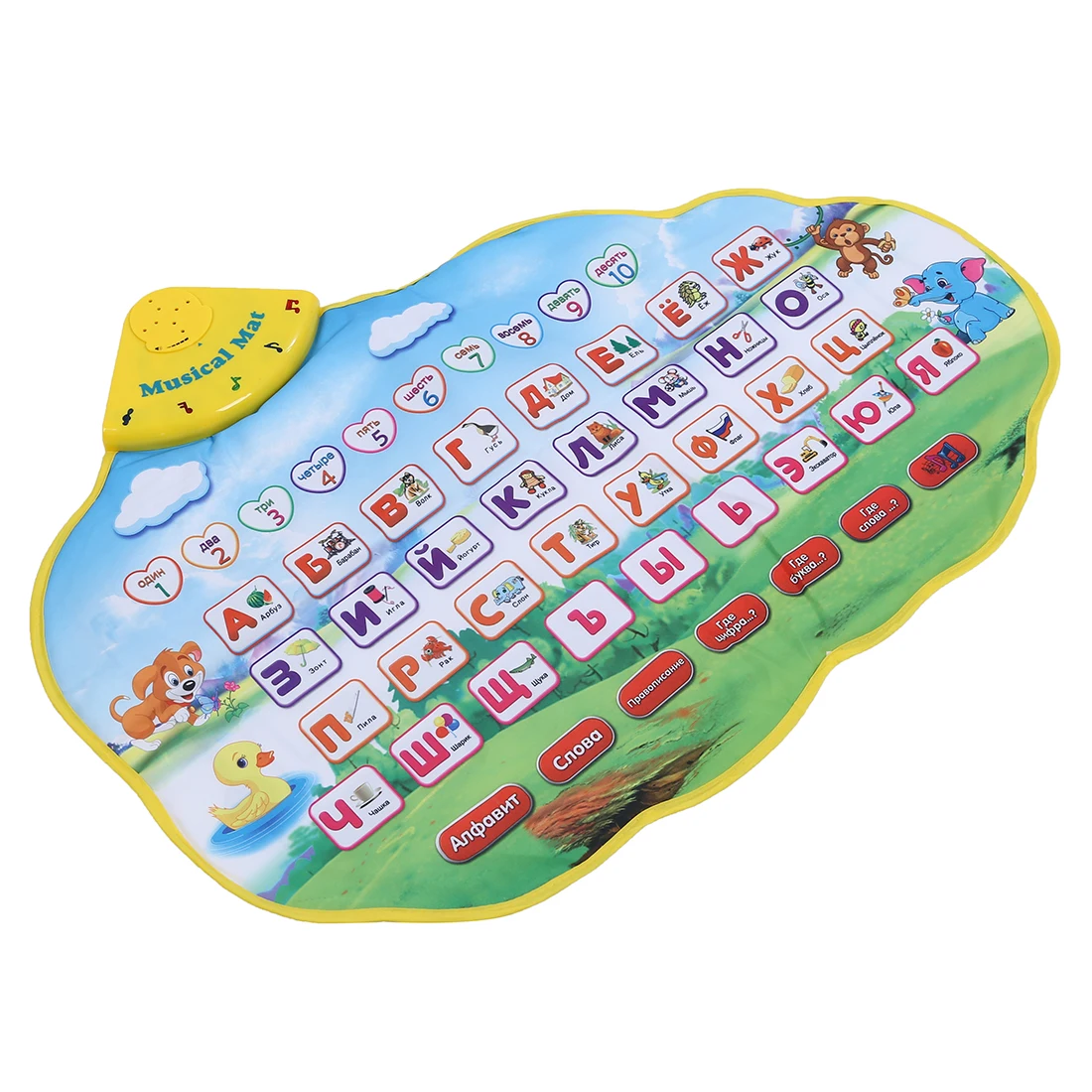 ABWE Детский обучающий коврик Русский язык игрушка забавный алфавитный коврик обучающий образовательный фонетический Звук Ковер ABC игрушка