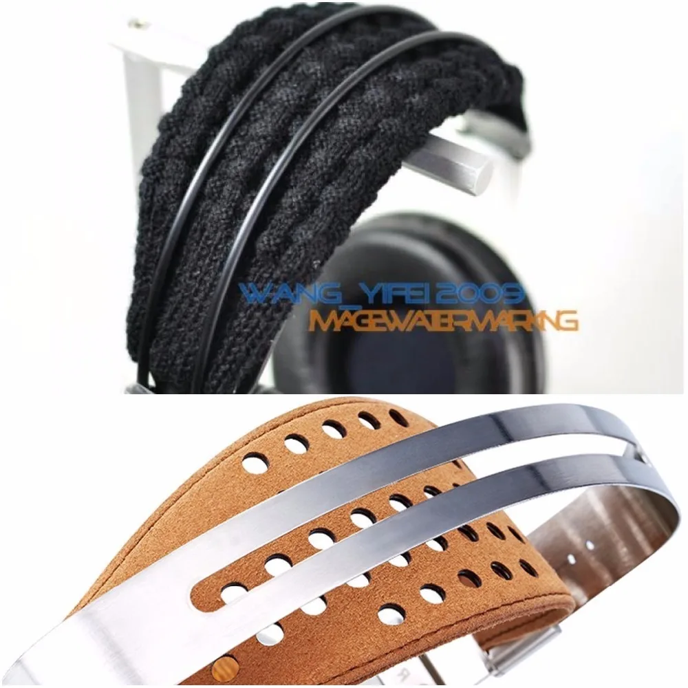 

Widened Pure Wool L Size Headband Cushion For HiFiMan HE1000 HE 1000 Headphones Hand Knit