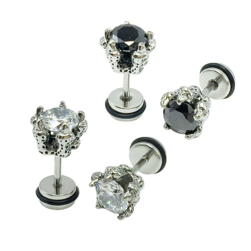 Buy Vintage Unisex Ear Studs Earrings Plug Stainless