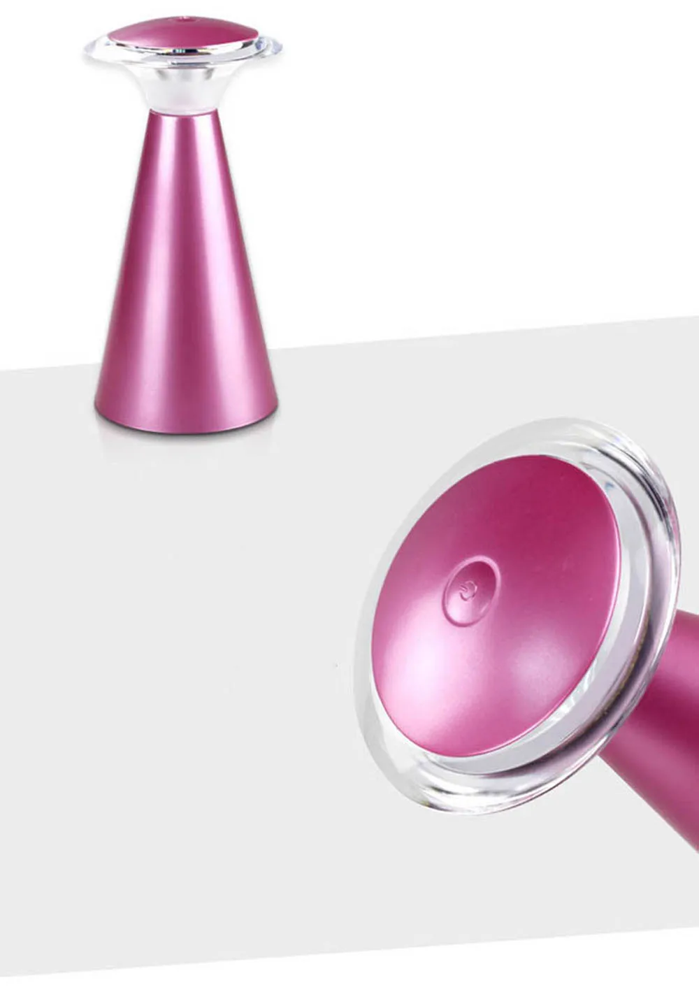 Moderno sem Fio Portátil a Pilhas Candeeiros de Mesa Becostar Toque Branco Azul Rosa Led - 5 Luzes noturnas