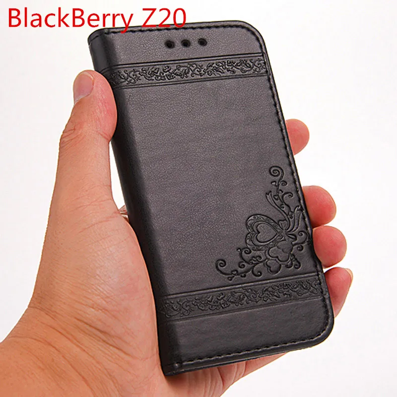 

EFFLE For BlackBerry Z20 Case Brand New Retro Magnetic Flip Leather Wallet Stand Cover For BlackBerry Leap Z20 With Card Slots