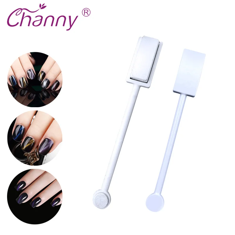 

Channy Magnet Stick Nail Art Gel Polish Double-headed Magnetic Plate DIY Tool Nail Tools