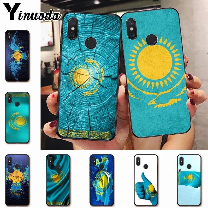 Чехол с казахским флагом для телефона xiaomi mi 8 9 9t 10pro A1 A2 redmi 7 8a 9a note5 note7 note8pro 8t note9s 9pro