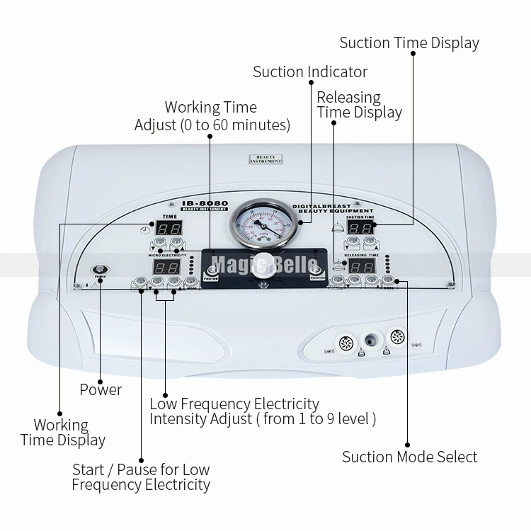 High quality Vacuum Treatment Machine For Slimming, Breast Chest Massager Enlargement& Butt Lifting equipment
