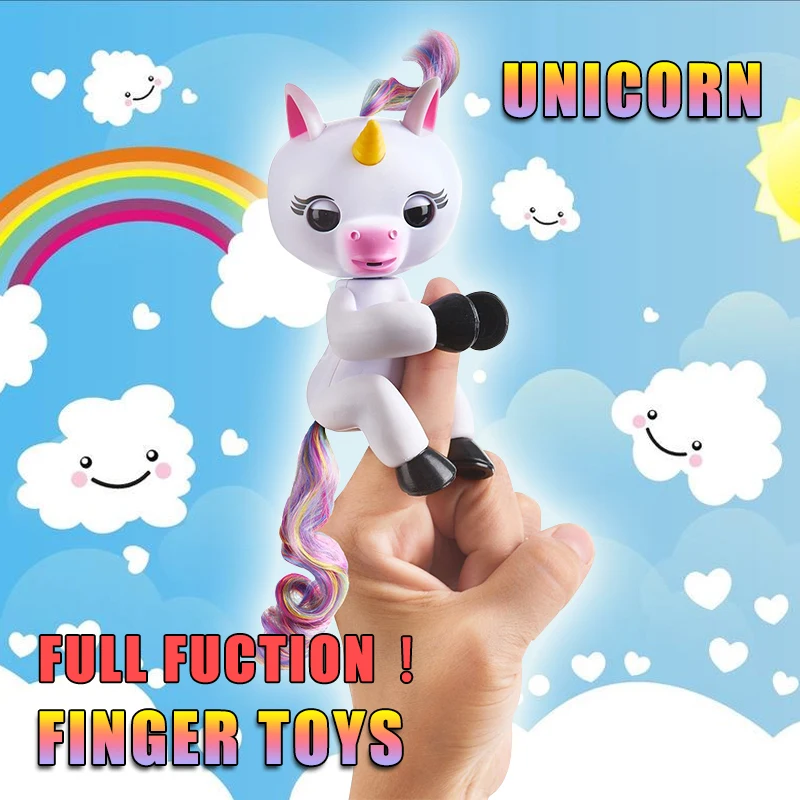 

New Finger unicorn Interactive Baby Unicorn Mini Interactive Finger sloth Smart Finger monkey Smart Unicorn Toys Christmas Gift