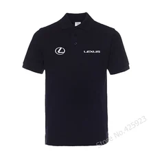 Мужская и женская 4S летняя рубашка поло Lexus с логотипом автомобиля, рубашки поло, Комбинезоны на заказ, хлопковые топы с короткими рукавами