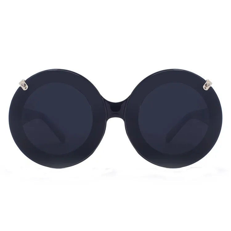 Лаура Фея модные стимпанк двойной солнцезащитные очки с накладкой Для женщин Брендовая Дизайнерская обувь UV400 милые круглые солнцезащитные очки Gafas De Sol Hombre