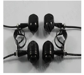 

Black Front + Rear Turn Signal Light For Yamaha VStar 400 650 1100 1300 Virago Xv 250 535 750 1100 Road Star Custom Chopper