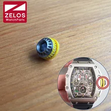 Стальные водонепроницаемые короны для Рихарда Милле RM11-03 автоматические часы aftermarket запасные части инструменты