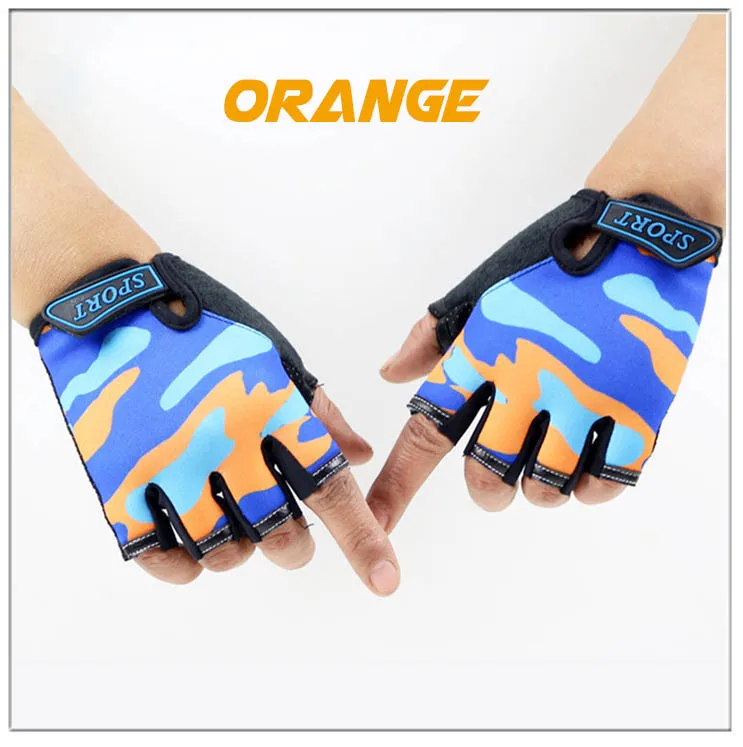 Милые детские перчатки для спорта на открытом воздухе с жесткими защитными вставками для От 4 до 12 лет с жесткими защитными вставками для