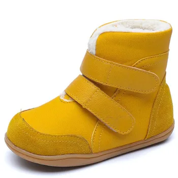 

MHYONS Kids Baby Toddler Shoes Child Winter Warm Snow Boots Shoes Plush Thicker Sole Boys Girls Snow Boots Shoes Big Size 22-33