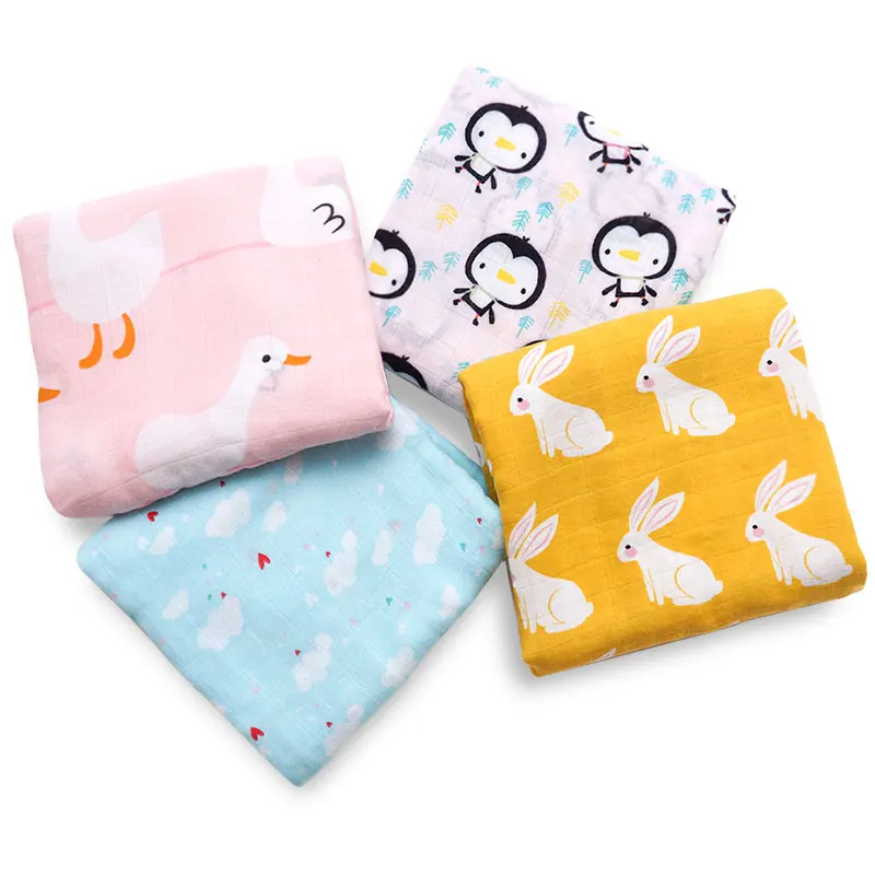 Muslinlife Новое дизайнерское одеяло с кроликами детское бамбуковое Хлопковое одеяло для фото детское спальное одеяло