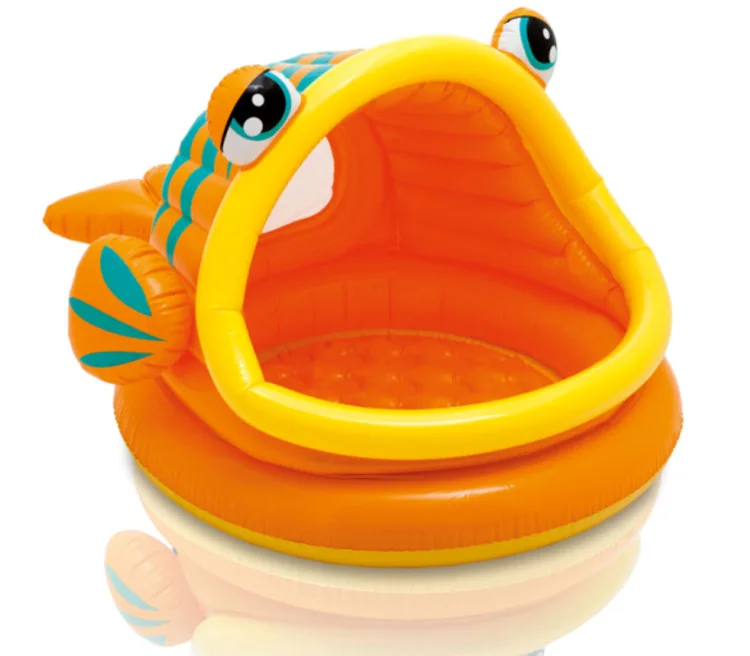 Big mouth fish inflatable swimming pool round shade pool baby bath tub ocean ball inflated bean bag chair and sofas