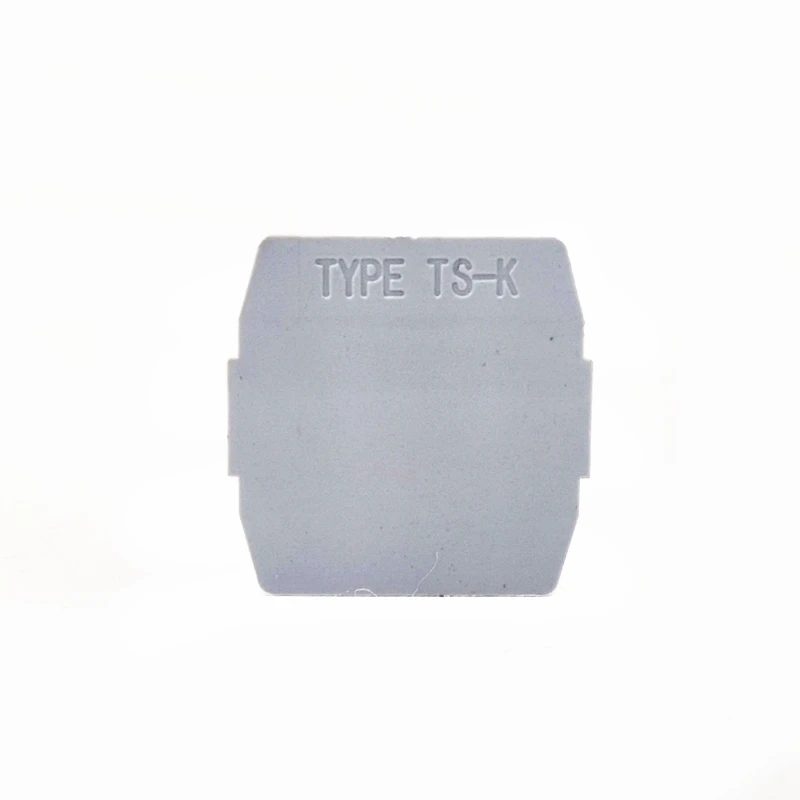 

50PCS TS-K Insulation Slip for UK-3N 5N 6N 10N 16N Seperator Teraminal Partition Plate