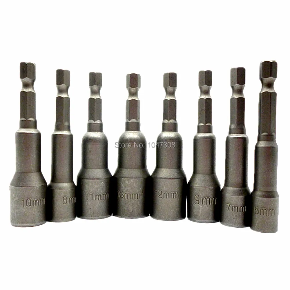Socket Adapter Adaptor Hex Drill Bit 6-13mm