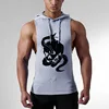 Brand Summer hooded Mens Running Shirts Quick Dry Man Gyms Fitness Tank Top Men Sport Solid Slim Jogger Bodybuilding Vest 1
