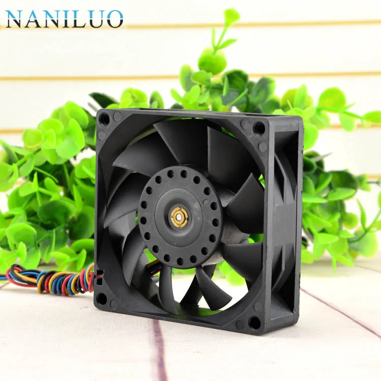 

NANILUO Original 8CM 80MM 8025 8*8*2.5CM 80*80*25MM 12V 0.80A violent wind capacity FFB0812EH 4 wire fan with PWM support