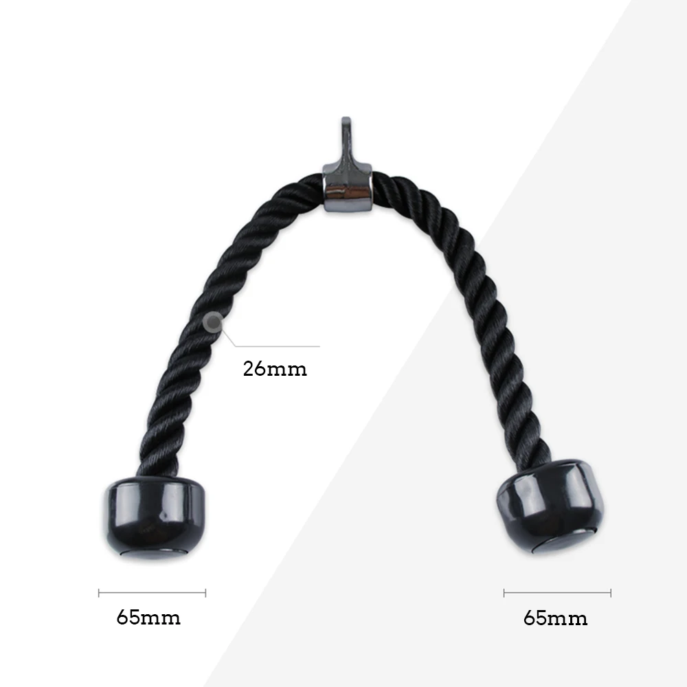 Резинки бицепс веревки для тренировки брюшного кабеля трос с двойной головкой для бодибилдинга, тренажерных залов эспандер