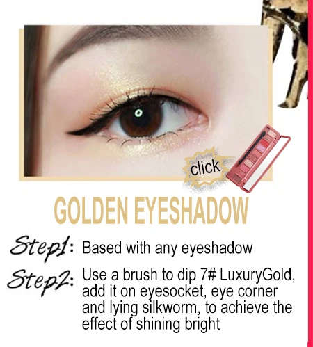 19 golden eyeshadow