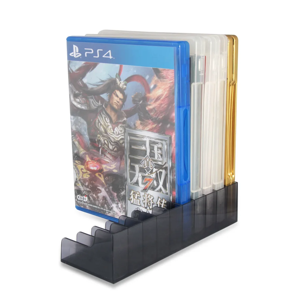 2 шт коробка для карточных игр Подставка для хранения PS4 пластиковый кронштейн PS 4 держатель игровой карты аксессуар поддержка 20 шт CD диск для sony Playstation 4