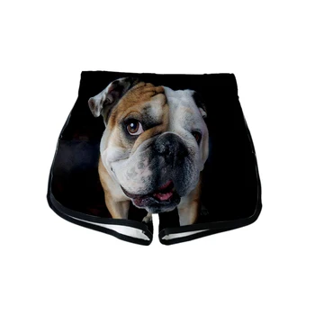 

French Bulldog 3D Printed Shorts for Women 2019 Fashion Streetwear Shorts Hot Sale Casual Trendy Summer Wear
