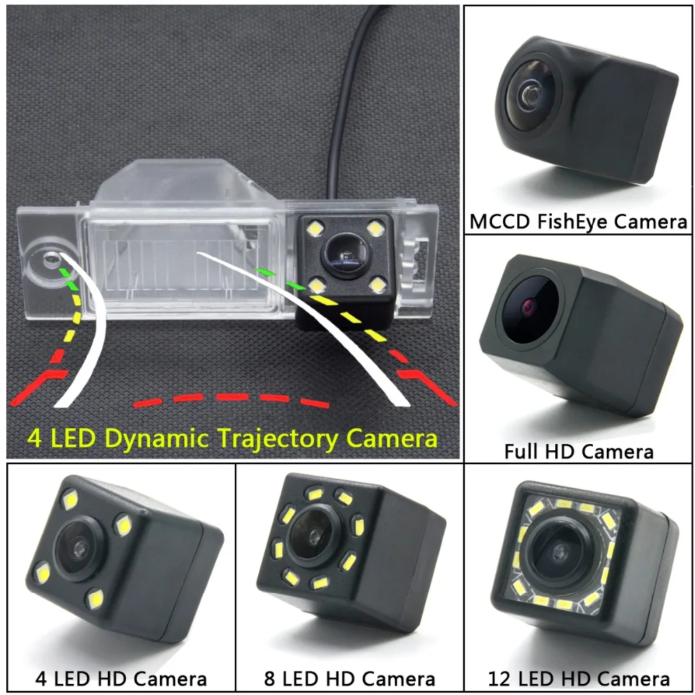 

HD Dynamic Trajectory Car Rear View Reverse Camera For Hyundai Tucson IX35 2015 2016 2017 2018 Parking Backup Wireless Monitor